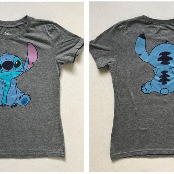 Disney Stitch, T-Shirt for Teens & Women Size Medium (36" Bust), Gray - Picture 4 of 4